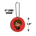 thumbnail image 3 of Harry Potter Cute Chibi Character Wood Wooden Round Keychain Key Chain Ring, 3 of 5