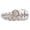 A-Silver538, variant on Wxolcjlv Women's Braided Leather Belt Round Metal Buckle Waist Strap Accessory
