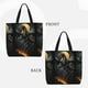 thumbnail image 2 of Easygdp Full Moon Black Dragon Bolsa Tote para Mujer, Bolso de Hombro para Trabajo, Playa, Viajes, Compras y Supermercado, 2 of 7