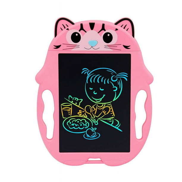 Tableta de escritura LCD colorida Tableta gráfica Tableta de dibujo de 8.5 pulgadas para niños, Tablero de escritura portátil borrable, Tablero de dibujo digital para niño niña