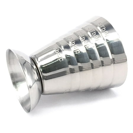 

75ml Stainless Spirit Cocktails Measure Cup Jigger Alcohol Bartending Wine Tools