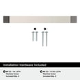 thumbnail image 3 of Amerock Evolve 5-1/16 inch Center-to-Center Satin Nickel Cabinet Pull, 25 Pack, 3 of 4