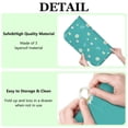 thumbnail image 6 of Floral Dish Drying Pad with Daisy Pattern for Kitchen Counter Microfiber Absorbent Foldable Dish Rack Mat Summer Spring Drainer Mat 16x18 Inch, 6 of 7