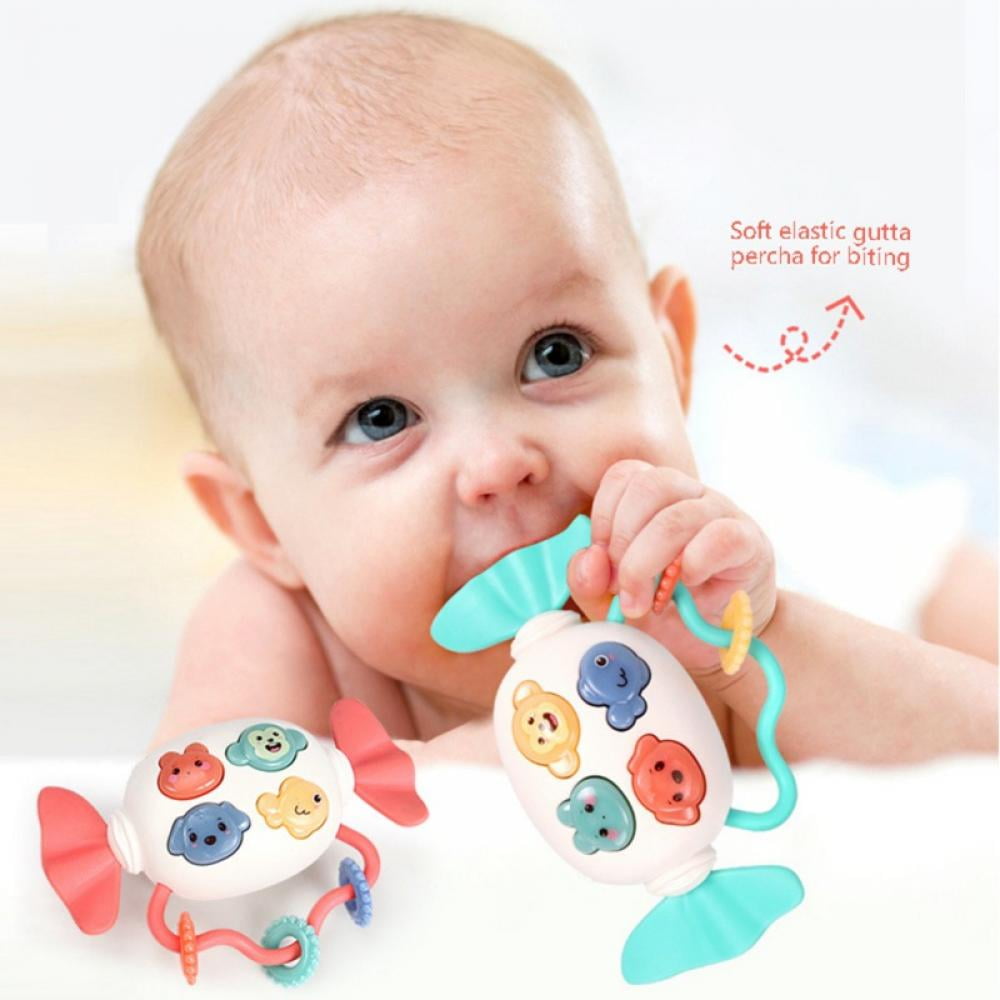 Hot Baby Rattle Teether Infant Molar Tooth Care Rattles Pacifier Toys LD 