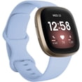 thumbnail image 1 of Breathable Sweatproof Solid Color Silicone Watch Strap Compatible with Versa 3 and Sense, 1 of 3