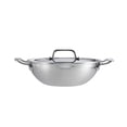 thumbnail image 4 of Tramontina Utsava Tri-Ply Clad 2.7 Qt Covered Kadai with Ceramic Interior – Induction-Ready, 4 of 8