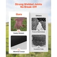 thumbnail image 3 of VEVOR Hardware Cloth 24 in x 50 ft, 1/2 in 19 Gauge Galvanized Wire Mesh Roll, Weather-Resistant Vinyl Coated Chicken Wire Fencing, Heavy Duty Welded Garden Plant Fencing for Rabbit Cage Snake Fence, 3 of 9