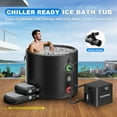 thumbnail image 3 of XL Ice Bath Tub for Cold Plunge, 120 Gal Ice Plunge Tub with Insulated Lid, Step Stool, Portable Inflatable Ice Pod Plunge Barrel, Easy Chiller Connection, Cold Therapy Indoor Outdoor, 3 of 8