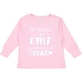 thumbnail image 3 of Inktastic My Daddy is an EMT and a Hero Boys or Girls Long Sleeve Toddler T-Shirt, 3 of 5