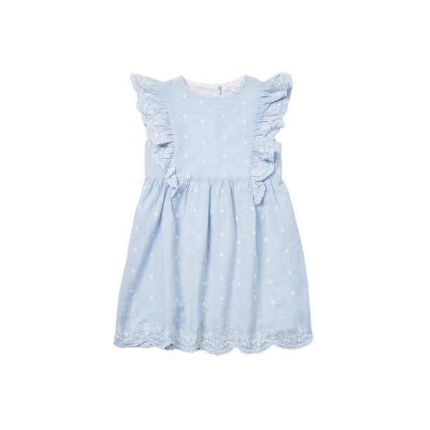 Blue Zoo Girls Broderie Frill Dress