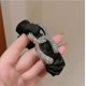 thumbnail image 2 of Diseño simple coreano sentido doble C lleno de letras de diamantes intestino grueso pelo círculo cabeza de bola femenina corbata cuerda de pelo banda de goma accesorios para el cabello Zefei Wu 9024735123392, 2 of 3