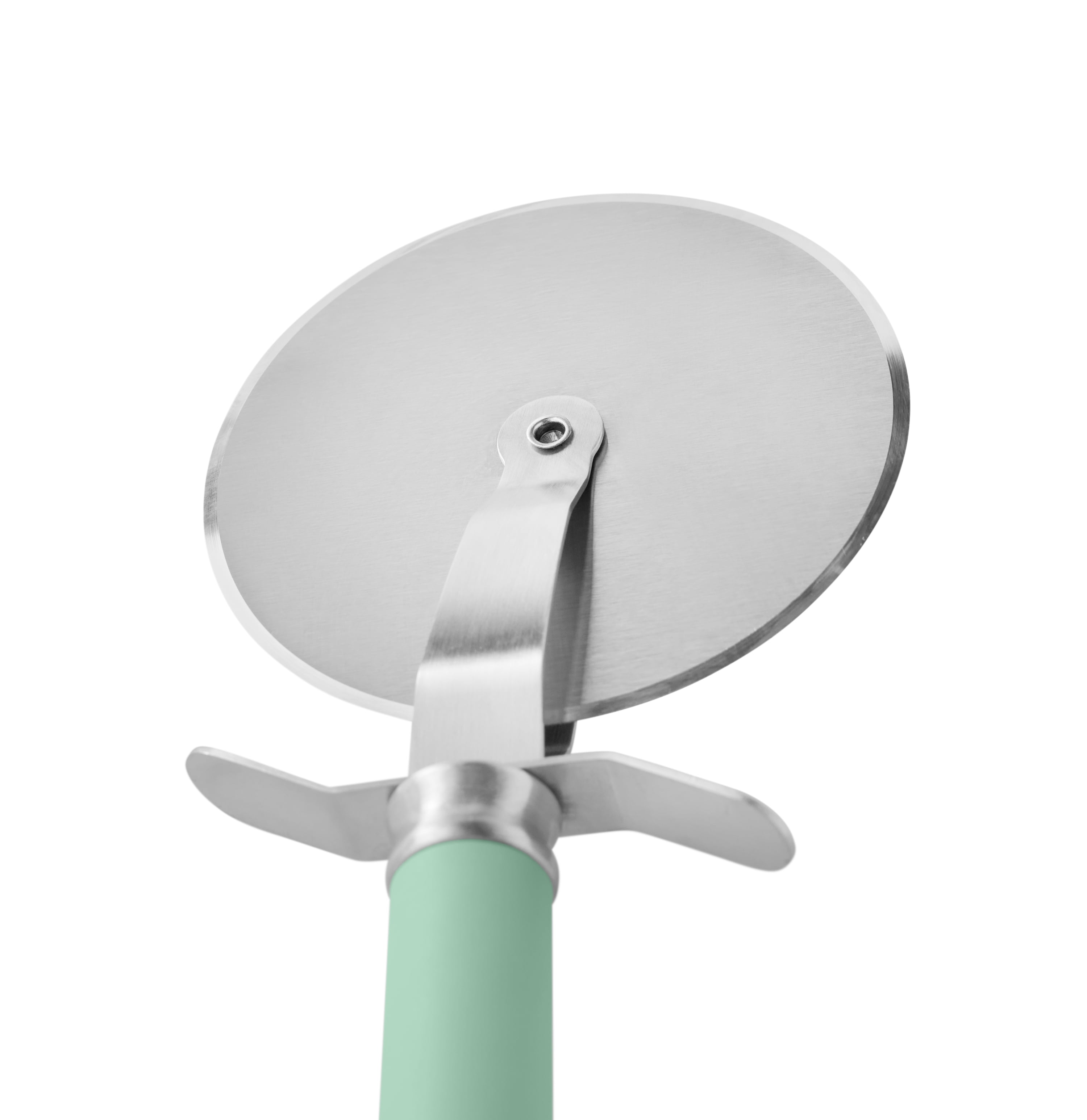 The Pioneer Woman Pizza Cutter Wheel, Stainless Steel, Greyed Jade