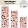 thumbnail image 4 of Pink Christmas Nutcracker Pattern Kitchen Rugs Sets Of 3,Kitchen Runner Rugs Non Skid Washable,Decorative Kitchen Floor Mats for Kitchen,Sink,Laundry,17"x30"+ 17"x47" + 17"x59", 4 of 6
