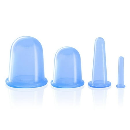 Anti Cellulite Silicone Vacuum Cupping Cups For All Body, Face, Back & (Best Way To Hide Cellulite On Legs)