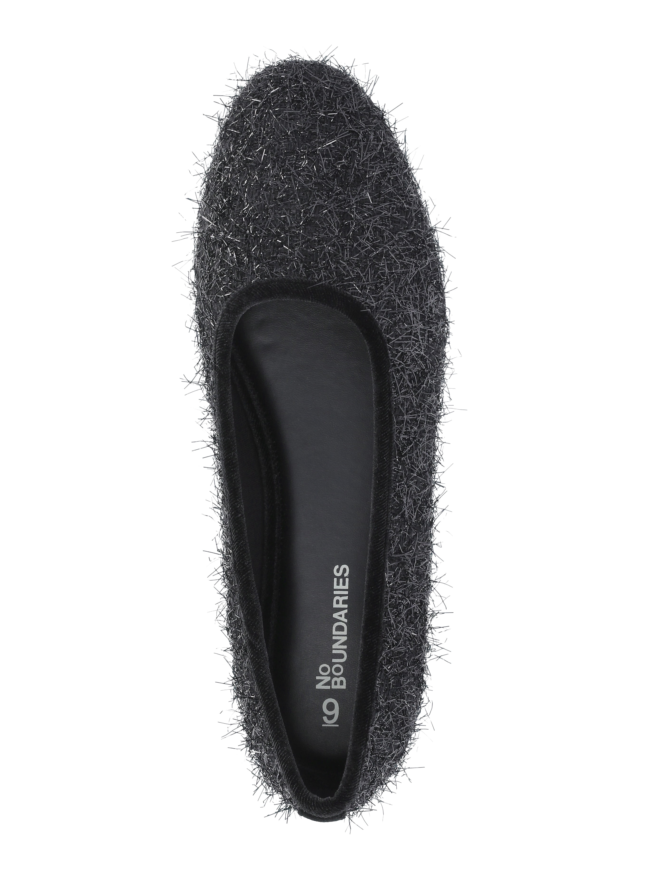 No Boundaries Women's Tinsel Ballet Flats