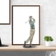 thumbnail image 3 of Escultura de estatua de golfista de hombre de resina, arte , oficina en casa, gabinete de vino, estantería, decoración, coleccionable Sunnimix  Estatua de golfista hombre, 3 of 8