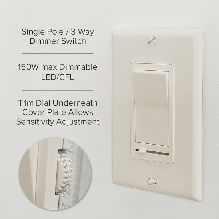 Rocker Light Switch With Dimmer