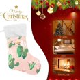 thumbnail image 4 of Coolnut 17.7 Inch Christmas Stockings, 2 PCS Cactus and Flower Presonalized Large Stocking Sock for Family Holiday Xmas Party Decorations, 4 of 7