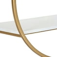 thumbnail image 4 of Kate And Laurel Round Medium Density Fiberboard Floating Shelf, 13.75 In x 6.5 In, White, 4 of 6