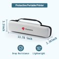 thumbnail image 3 of Bolsa de impresora Phomemo M08F blanca para viajes con impermeable, 3 of 8