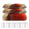 thumbnail image 2 of 3 Pcs Soft Bedding Set, Includes 1 Duvet Cover with Zipper And 2 Pillow,Shams Red Bird Northern Cardinal King(102"×90"), 2 of 8