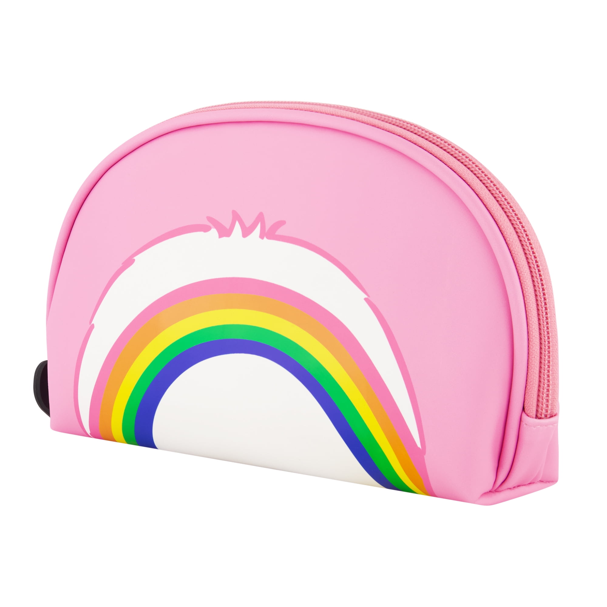 Care Bears Cosmetic Case Set, Rainbow and Cheer Bear 2-Piece Travel Cosmetic Carry Set with Zippers, Multi