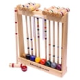 thumbnail image 1 of Ensemble Croquet Pro 8 Joueurs 32 Pouces en Support en Bois, 1 of 5
