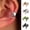 Gold, variant on 1/2/3 Pairs Frog-Shaped Earrings Clip-On Functionality Alloy Ear Clips Electroplated Earrings Jewelry Accessories