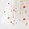 thumbnail image 3 of EGNMCR Robe Sans Manches à Col Rond Robe à Bretelles Fleurie pour Filles Robe pour Filles Jupe en Tulle Douce Brodée pour Filles Robe Fille Robe en Polyester, 3 of 4