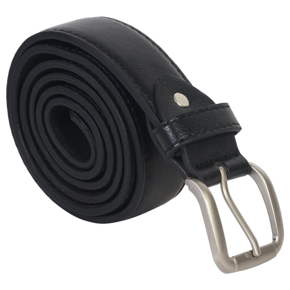 Leatherboss Genuine Leather Men Secure Money Belt, Black