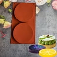 thumbnail image 6 of Silicone Chocolate Cake Mold Set, Non-Stick Round Baking Pan for Candy, Muffins, Jelly Pudding, Production Kitchen Tool, Durable & Easy Release, 12 x 7 Inch, 6 of 7
