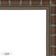 thumbnail image 2 of 7x11 Brown Modern Bamboo Picture Frame - UV Acrylic, Foam Board Backing, Hanging Hardware, 2 of 9