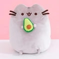 thumbnail image 2 of GUND Pusheen Snackable Avocado Plush, Stuffed Animal for Ages 8 and Up, 9.5”, Gray, 2 of 4
