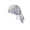 White #7, variant on 1Pack Paisley Cooling Headscarf Cap Set Bandana Beanie, Breathable, Adjustable Straps (Black)