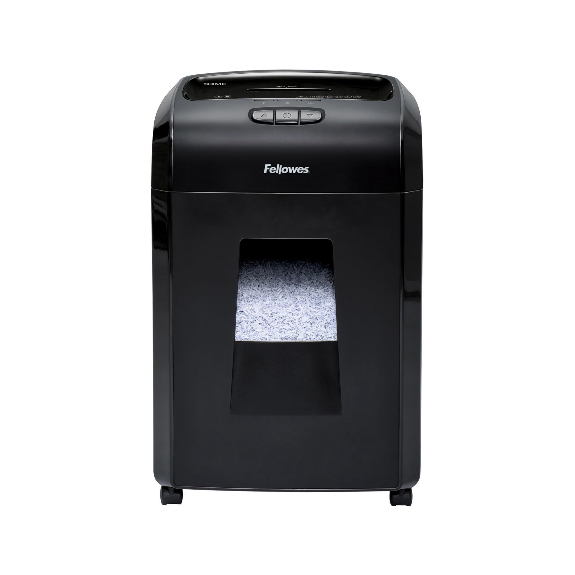 Fellowes® Microshred 94MC 20-Sheet Small Office Micro-Cut Shredder, Black, 8059401