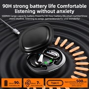 MPOW Wireless Bluetooth 5.4 Earbuds, OWS Ear-Hook Open-Ear Earphones, Touch Control Non-In-Ear Sports Headphones with Charging Case