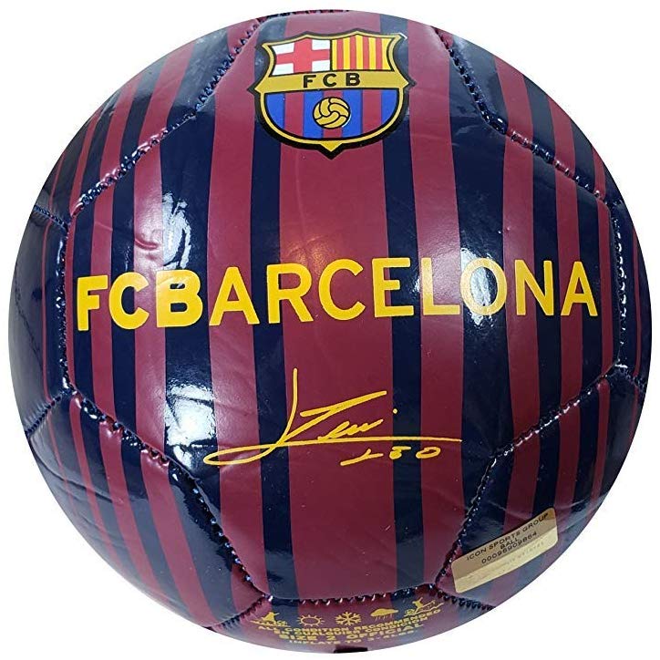 Icon Sports FC Barcelona Soccer Ball Officially Licensed Ball Size 2 01-2 - image 2 of 2