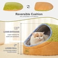 thumbnail image 3 of Cueva Cama para Gatos Jiupety Linda para Gatos de Interior con Base Antideslizante, 3 of 7
