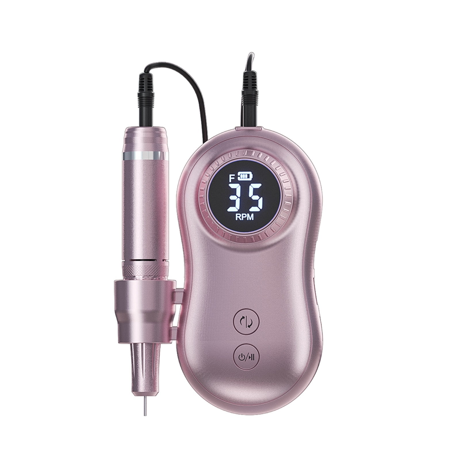 New 35000RPM Nail Machine, Manicure Machine, Electric Nail Drill Machine, Electric Nail File LED Display, Rechargable For All Gel ,Low Noise