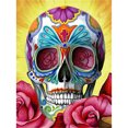 thumbnail image 1 of Cuadros Decorativos Kit de pintura de diamante 5D mosaico de diamante redondo completo de calavera JShteea Nuevos Originales, 1 of 9