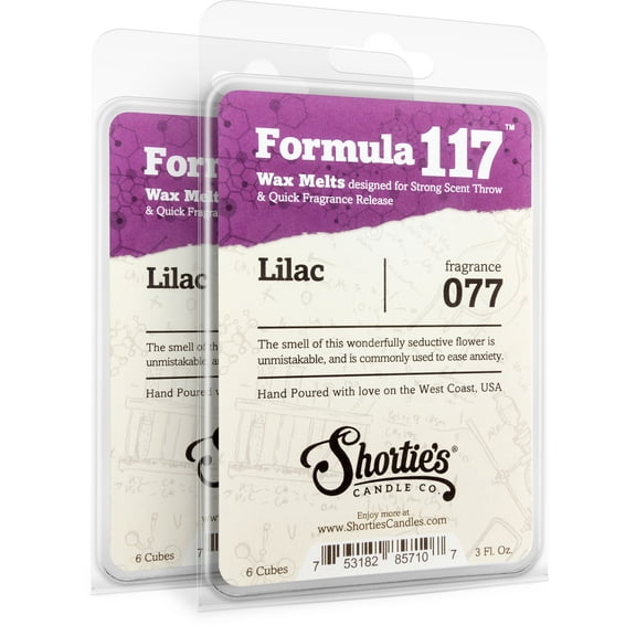 Pure Lilac Wax Melts Multi Pack - Highly Scented   Natural Oils - Shortie's Candle Company