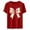 Red, variant on Womens Valentines Tshirts Cute Bow Valentine Day Graphic Tees Pullover Summer Short Sleeve Casual Tee Tops, 2XL Red