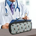 thumbnail image 5 of Jiueut Flower Dachshund Stethoscope Storage Bag Nurse Accessories for Work Stethoscope Case Organizer Holder Case Personalized for Stethoscope Stethoscope Bag Cute for Doctor, 5 of 7