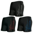 thumbnail image 1 of 3Pcs Men's Square Leg Swim Briefs Athletic Quick Dry Bathing Suit Square Leg Board Short for Men, 1 of 5