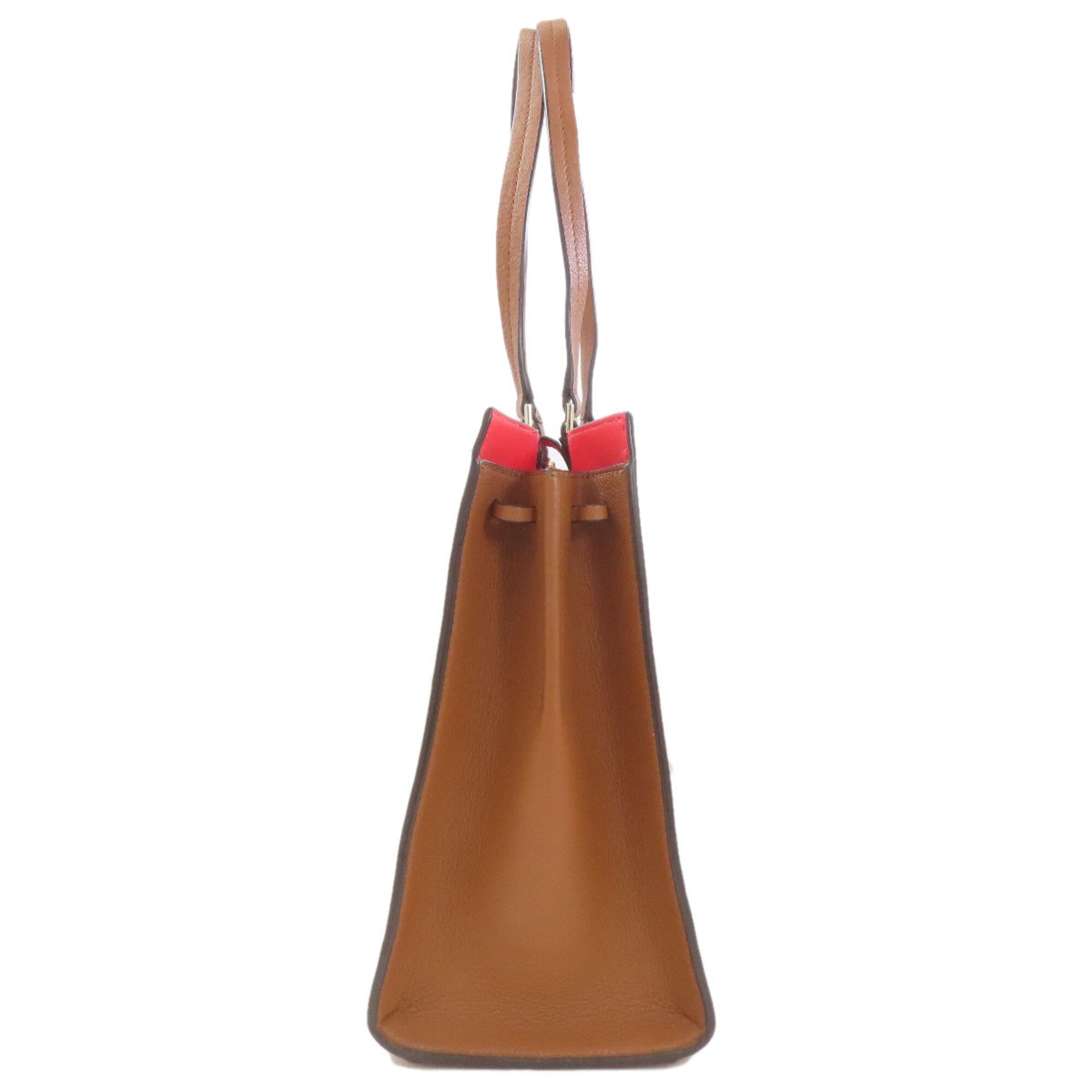 Pre-Owned Kate Spade Ribbon Tote Bag Leather Women's kate spade