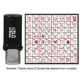 thumbnail image 3 of Printtoo Personalized&nbsp;Animals Theme Icons&nbsp;Rubber Stamp Self Inking Stamper 12 mm-Violet, 3 of 7