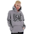 thumbnail image 4 of US Air Force Property of USAF Hoodie Sweatshirt Women Men Brisco Brands S, 4 of 6