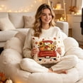 thumbnail image 7 of Btomtd Pumpkin Pillow Covers 18 x 18 for Thanksgiving, Fall Decorative Pillow Cases, Soft Couch Cushion Covers for Sofa Bedroom, C, 7 of 7