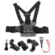 thumbnail image 1 of Soporte para teléfono con correa para el pecho, soporte para cámara de acción, ajustable, fácil de instalar, rotación de 360 grados, clip para teléfono, kit de correa para el pecho, 1 of 8