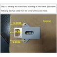 thumbnail image 2 of Gabinete T3 Cerraduras inteligentes Bloqueo de sensor invisible Cajón de tarjeta RFID IC para muebles, 2 of 9
